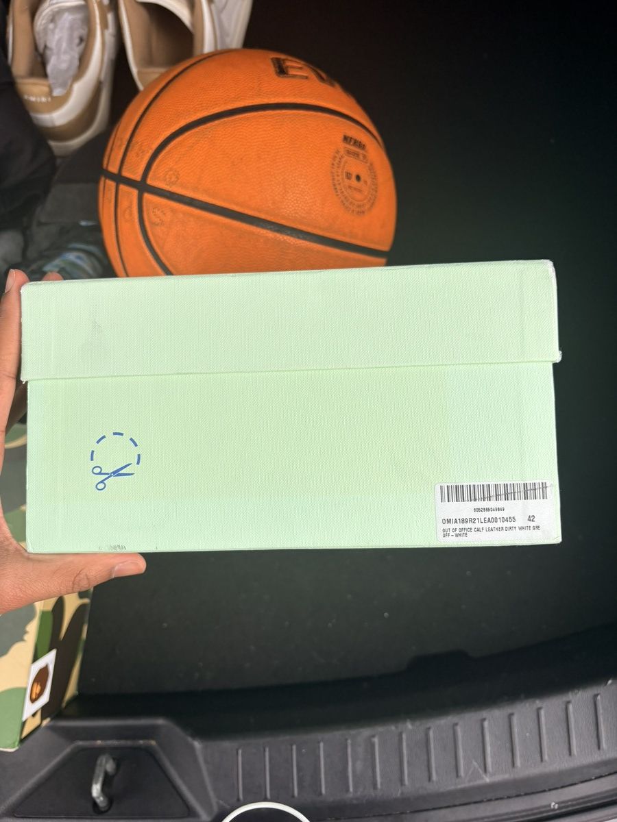 Off-White OFF-WHITE Out of Office Low Top Green Dirty White Size US 9 / EU 42 - 11 Thumbnail