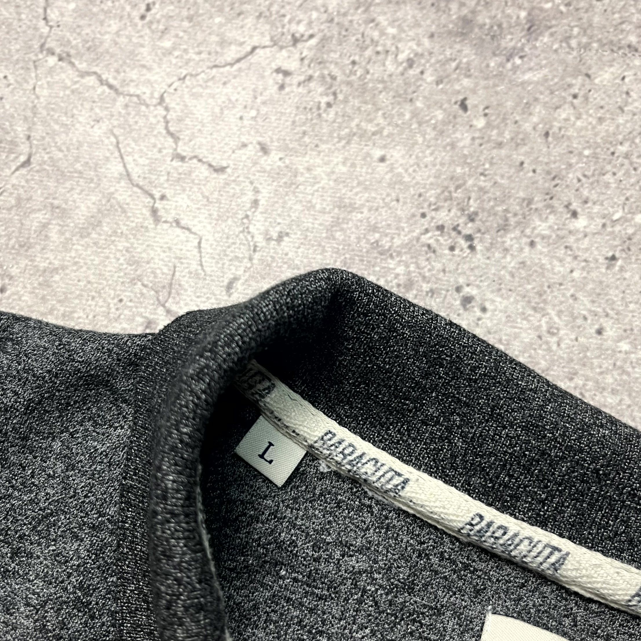 Baracuta Baracuta Men's Polo Long Sleeve Shirt Gray Sweatshirt Size L Size US L / EU 52-54 / 3 - 7 Thumbnail