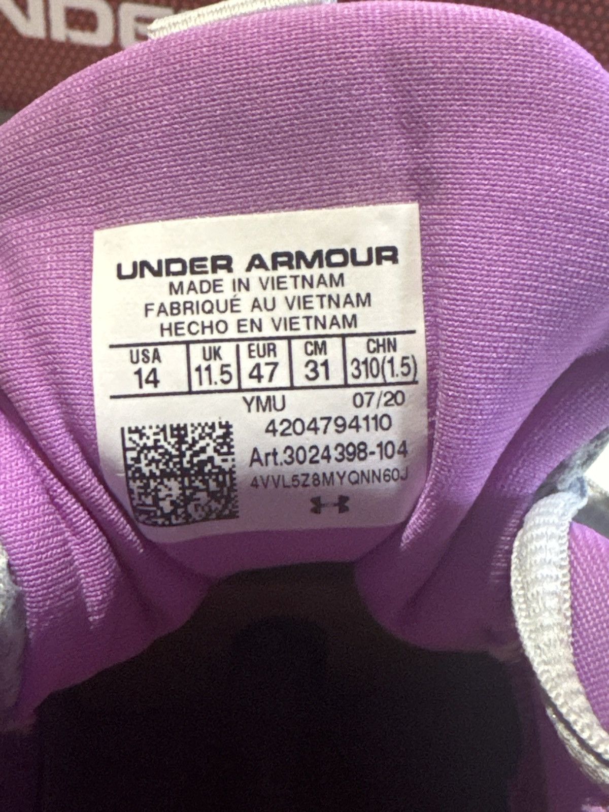 Under Armour HOVR Breakthru Size US 12.5 / EU 45-46 - 7 Thumbnail