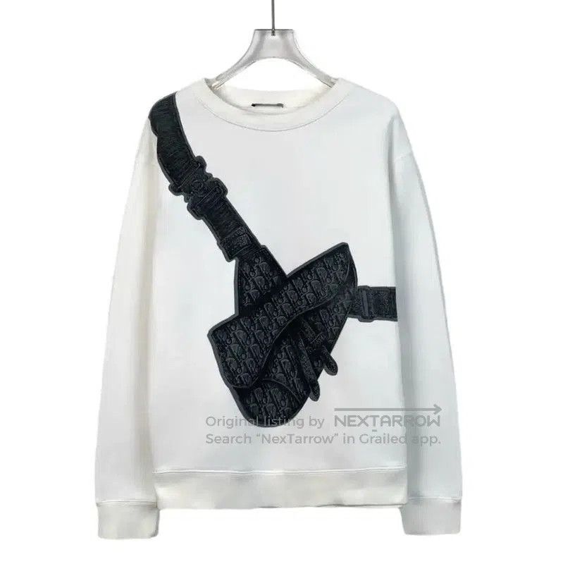 Dior Dior White Cotton Men’s Sweatshirt . Size US M / EU 48-50 / 2 - 1 Thumbnail