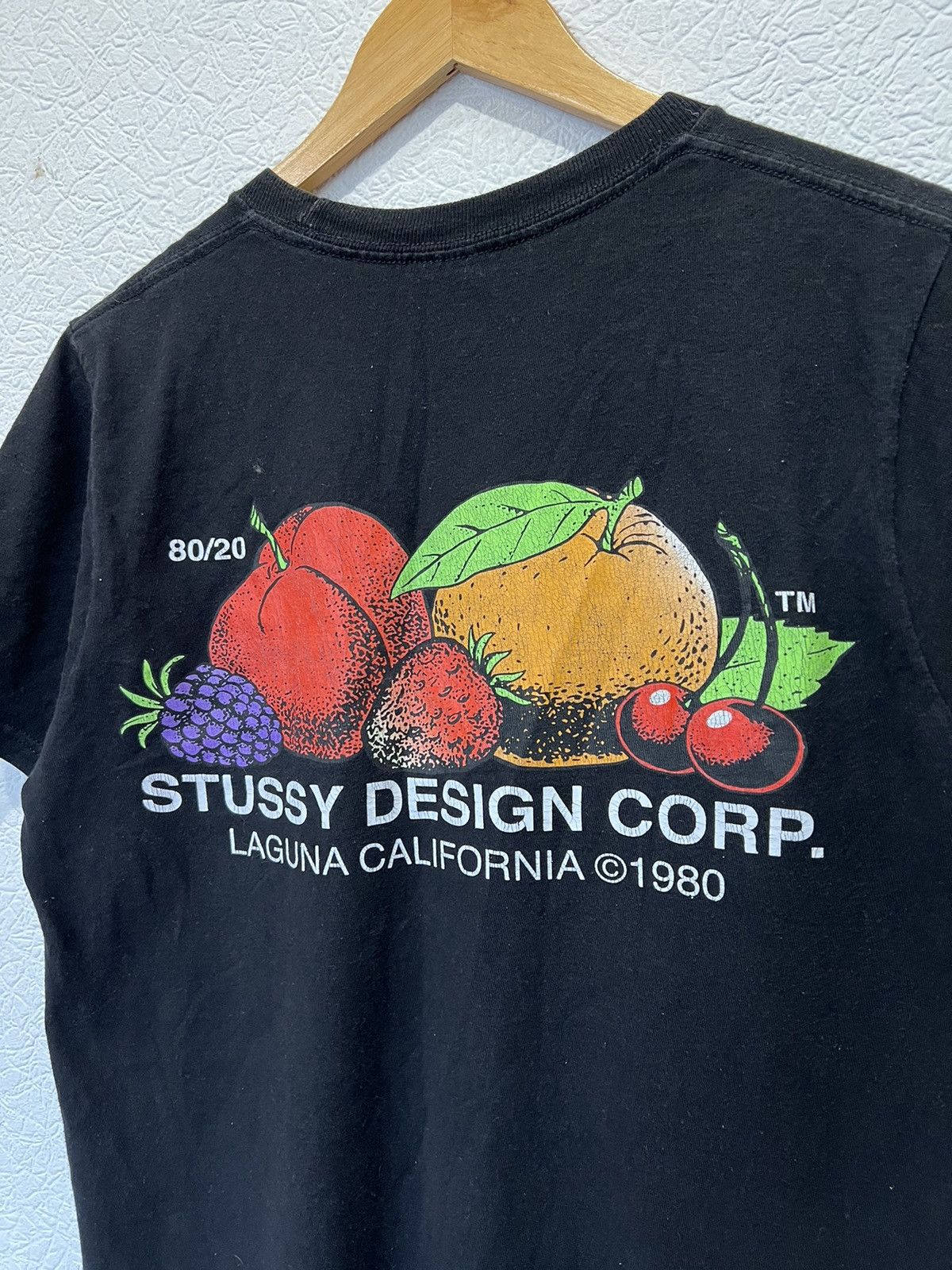 Stussy Vintage Stussy Fruits Design Corp. 90’s T Shirt Tee Size US S / EU 44-46 / 1 - 6 Thumbnail