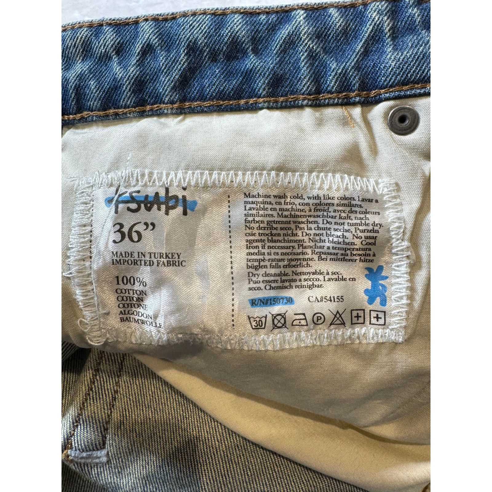 Ksubi Ksubi Vintage Wash Straight Leg Jeans Size US 36 / EU 52 - 3 Thumbnail