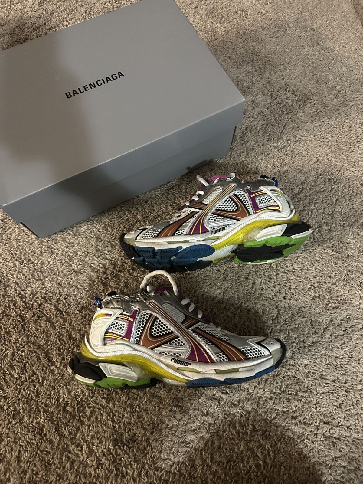 Balenciaga Balenciaga Runner Multi color sneakers Size US 9 / EU 42 - 4 Thumbnail