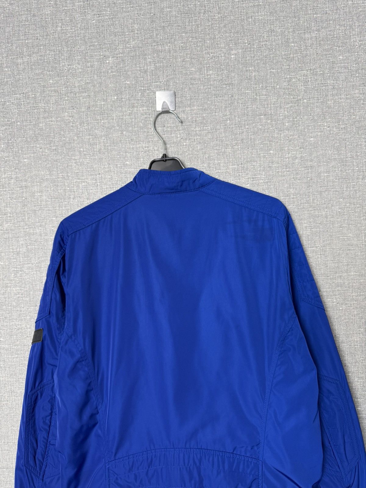 Diesel Diesel Blue Nylon Bomber Jacket Men’s Size M with Logo Patch Size US M / EU 48-50 / 2 - 13 Thumbnail
