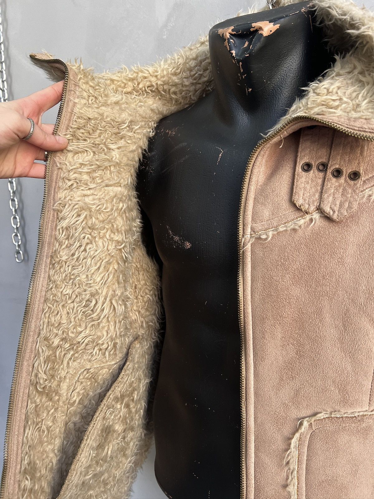 If Six Was Nine Cropped fur suede bomber if six was nine style y2k Size US S / EU 44-46 / 1 - 10 Thumbnail