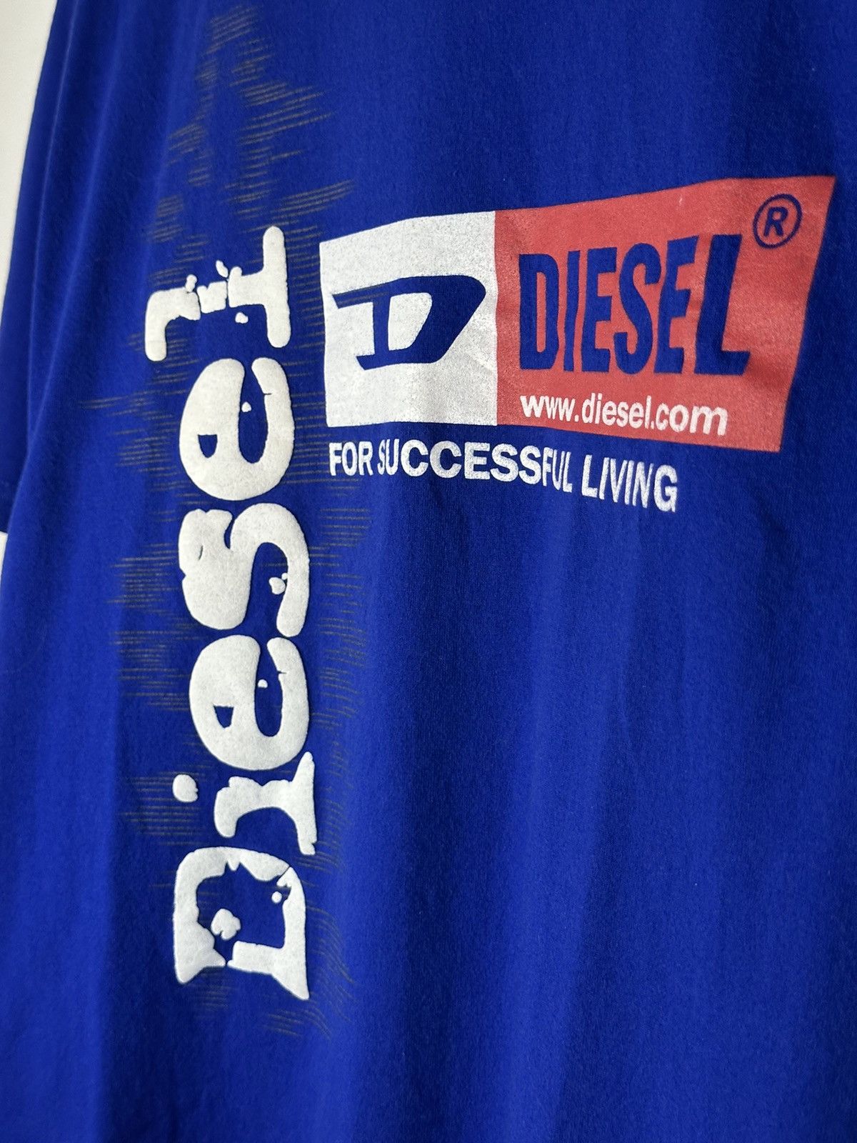 Diesel × If Six Was Nine × Vintage Diesel For Successful Living Vintage Big Logo Tee Size US XL / EU 56 / 4 - 3 Thumbnail