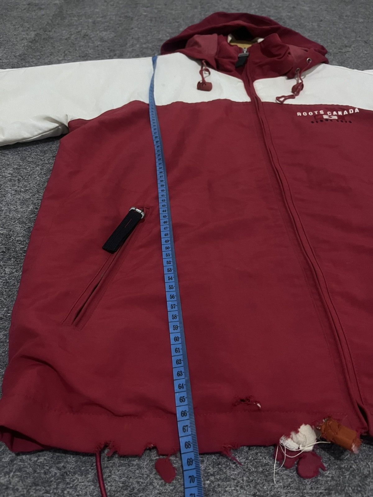 Roots Roots Canada Vintage Hooded Windbreaker Jacket Size US XL / EU 56 / 4 - 10 Thumbnail