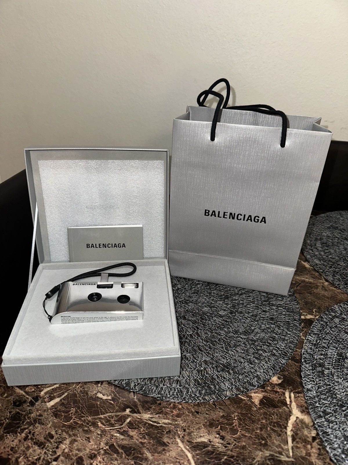 Balenciaga Balenciaga gray disposable camera Size ONE SIZE - 1 Thumbnail