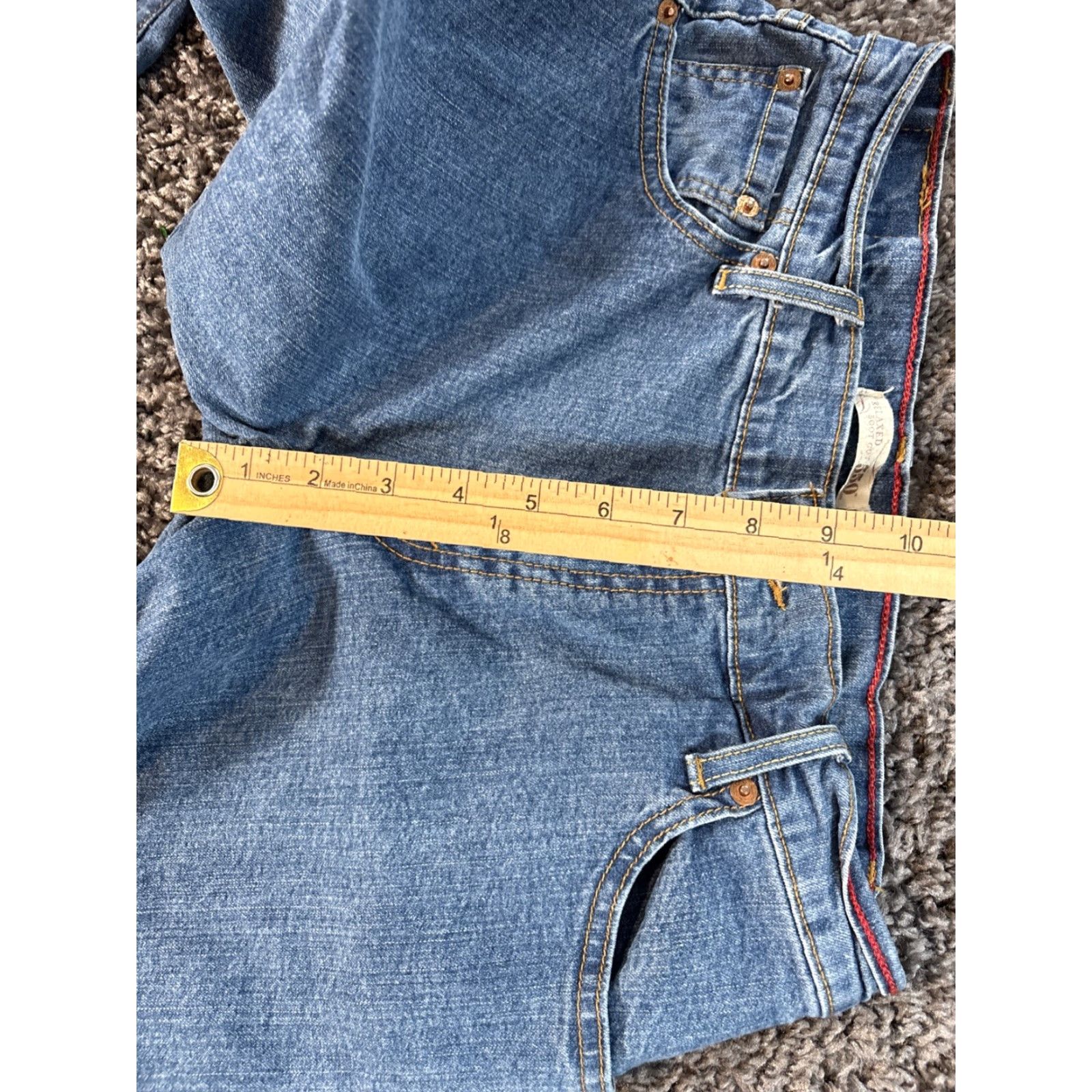 Levi's VINTAGE Levi’s 550 Relaxed Bootcut Jeans Women 28x31 Med Wash Blue 28in 31in Mens Girls Size ONE SIZE - 5 Thumbnail