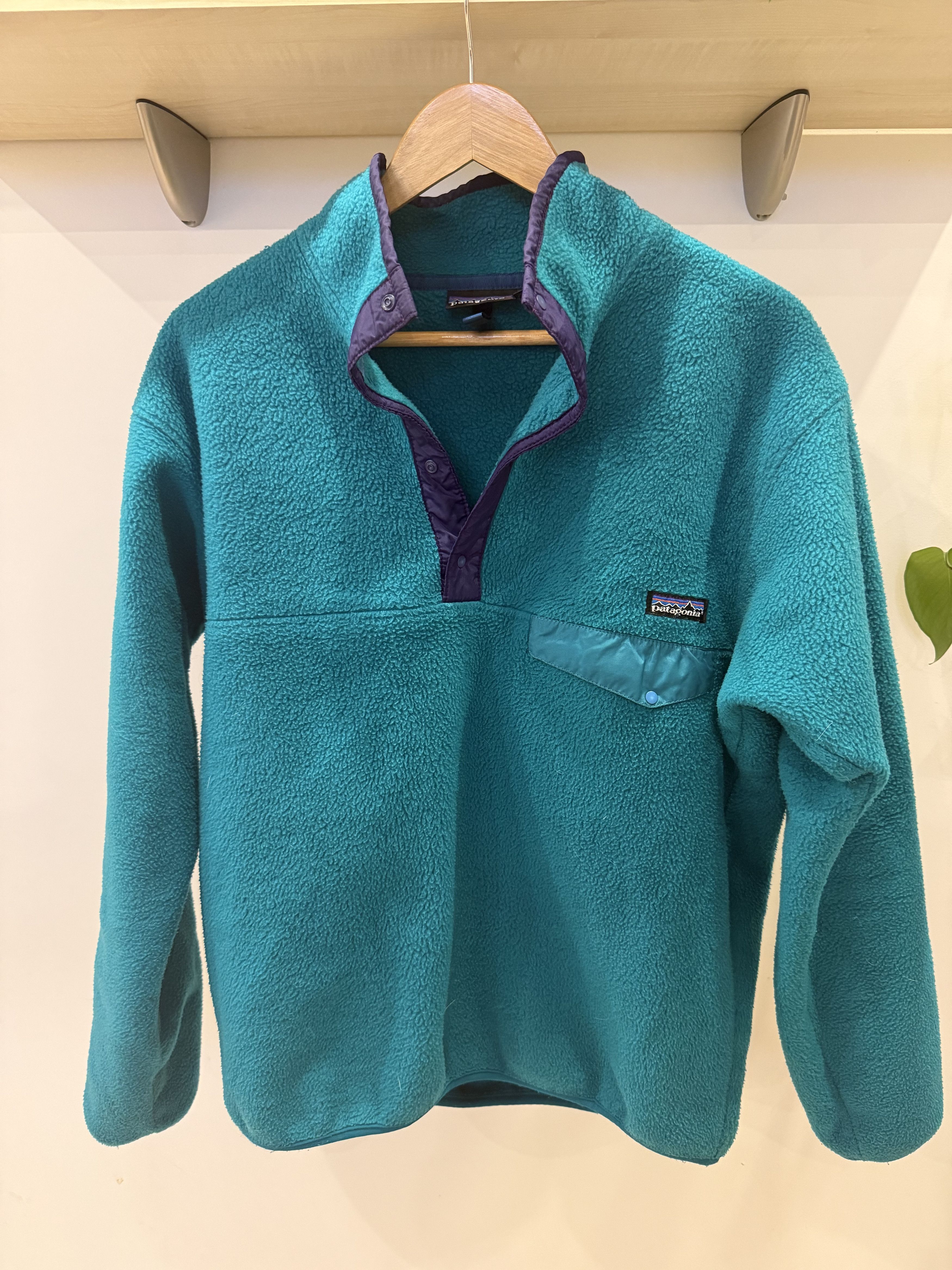 Patagonia Vintage Patagonia Synchilla Fleece Purple Made in USA Medium Size US M / EU 48-50 / 2 - 1 Thumbnail
