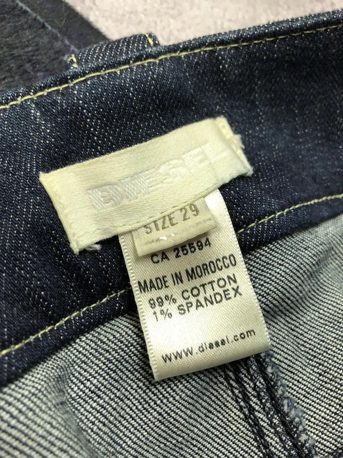 Diesel DIESEL Vintage Denim Avantgarde Skirt Streetwear Y2k Punk Size 29" - 12 Thumbnail