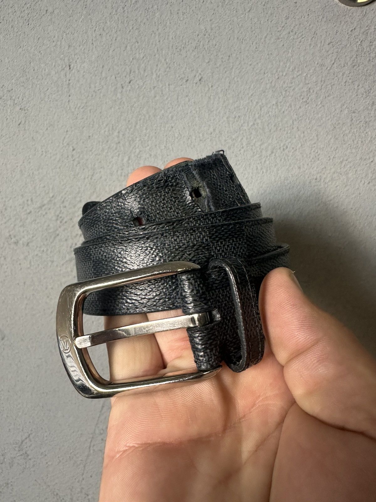 Louis Vuitton Louis Vuitton Monogram Distressed Belt Size ONE SIZE - 2 Thumbnail