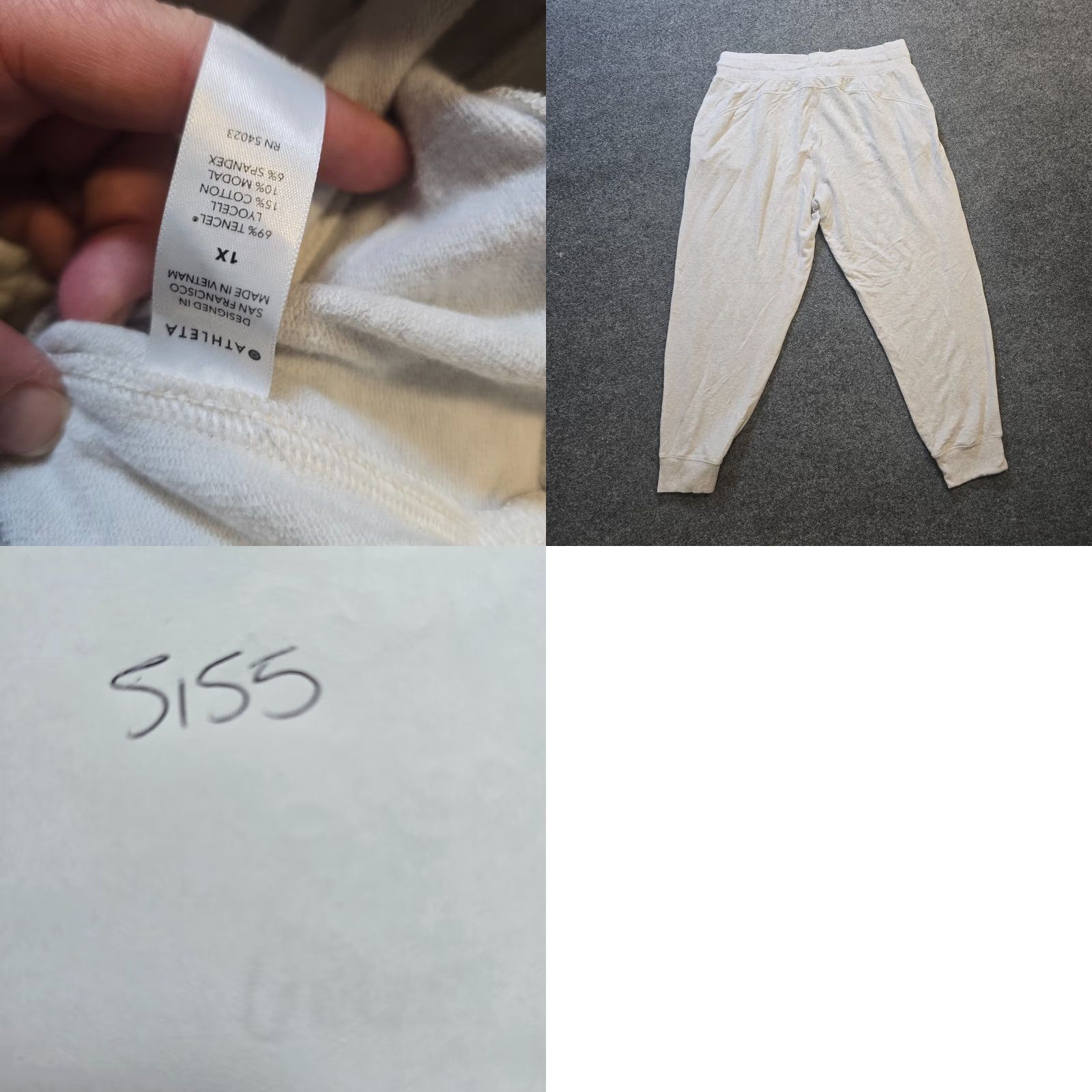 Athleta Athleta Pants Womens 1X Gray Balance Jogger Tencel Modal Spandex Lounge Comfort Athleisure Size 40" / US 18 - 8 Thumbnail