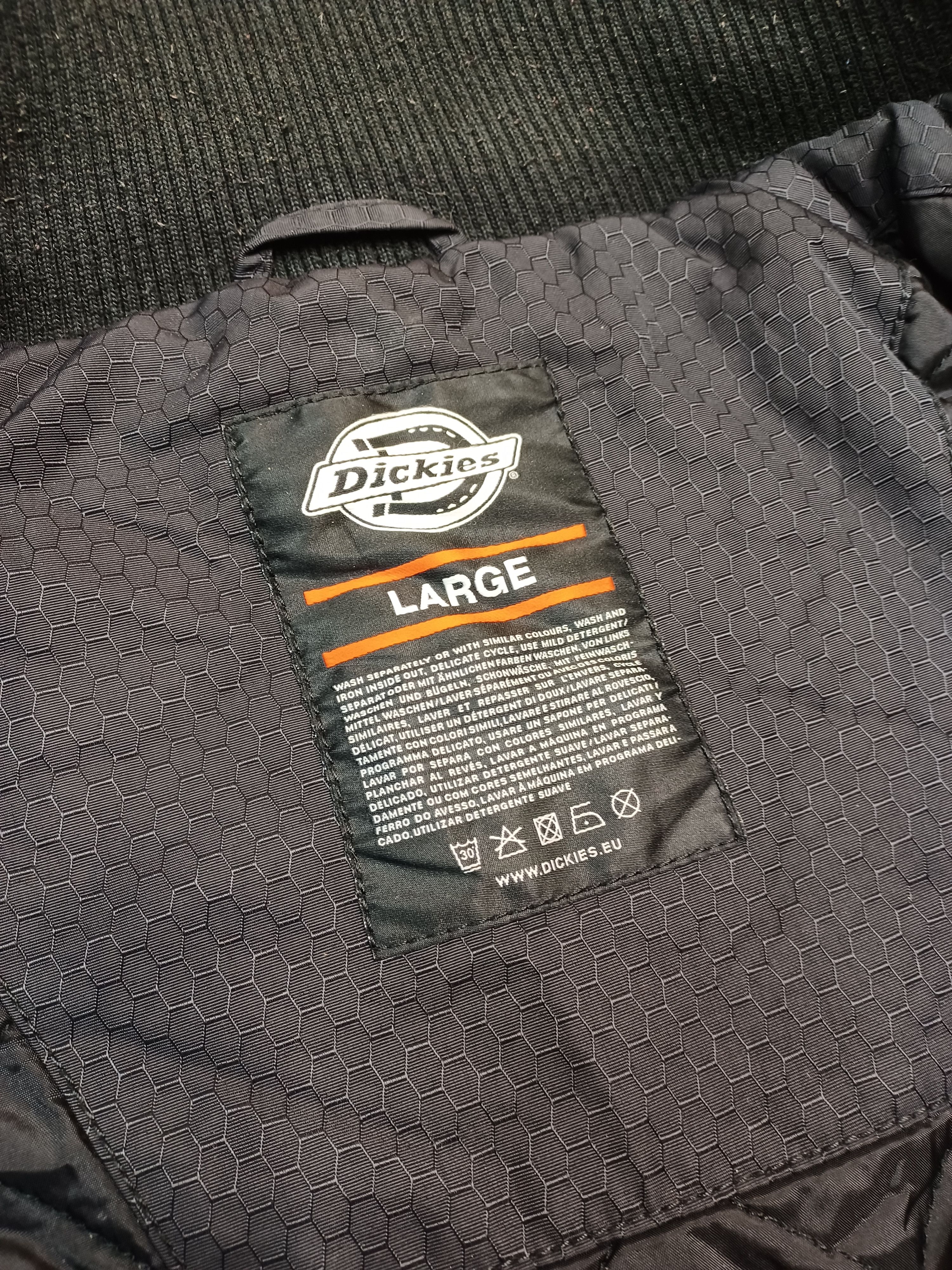Dickies Dickies Black Bomber Jacket - Men's Size L Size US L / EU 52-54 / 3 - 8 Thumbnail