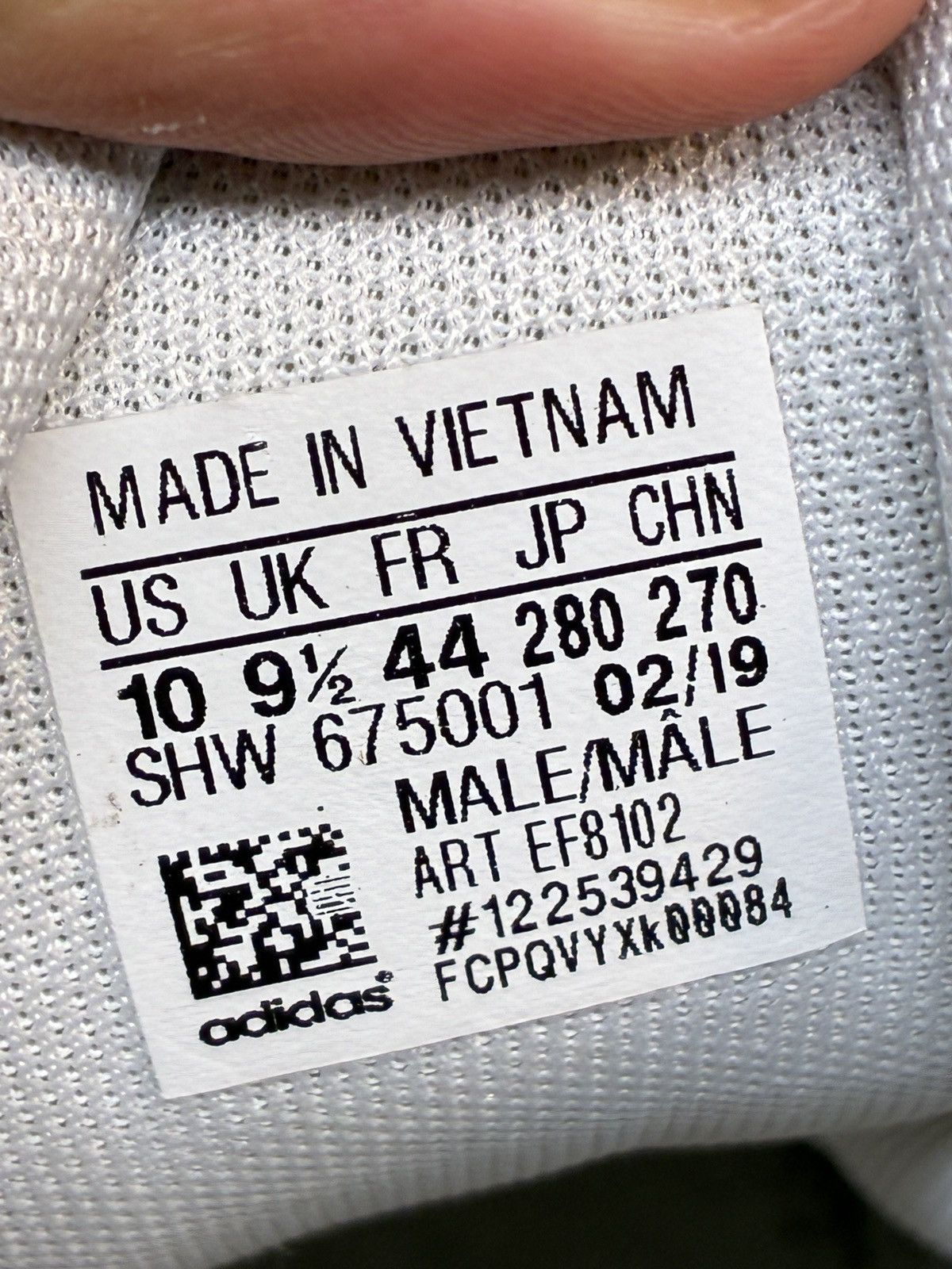 Nike Adidas Tresc Run White Gum EF8108 Boost Shoes Size 10 Size US 10 / EU 43 - 7 Thumbnail