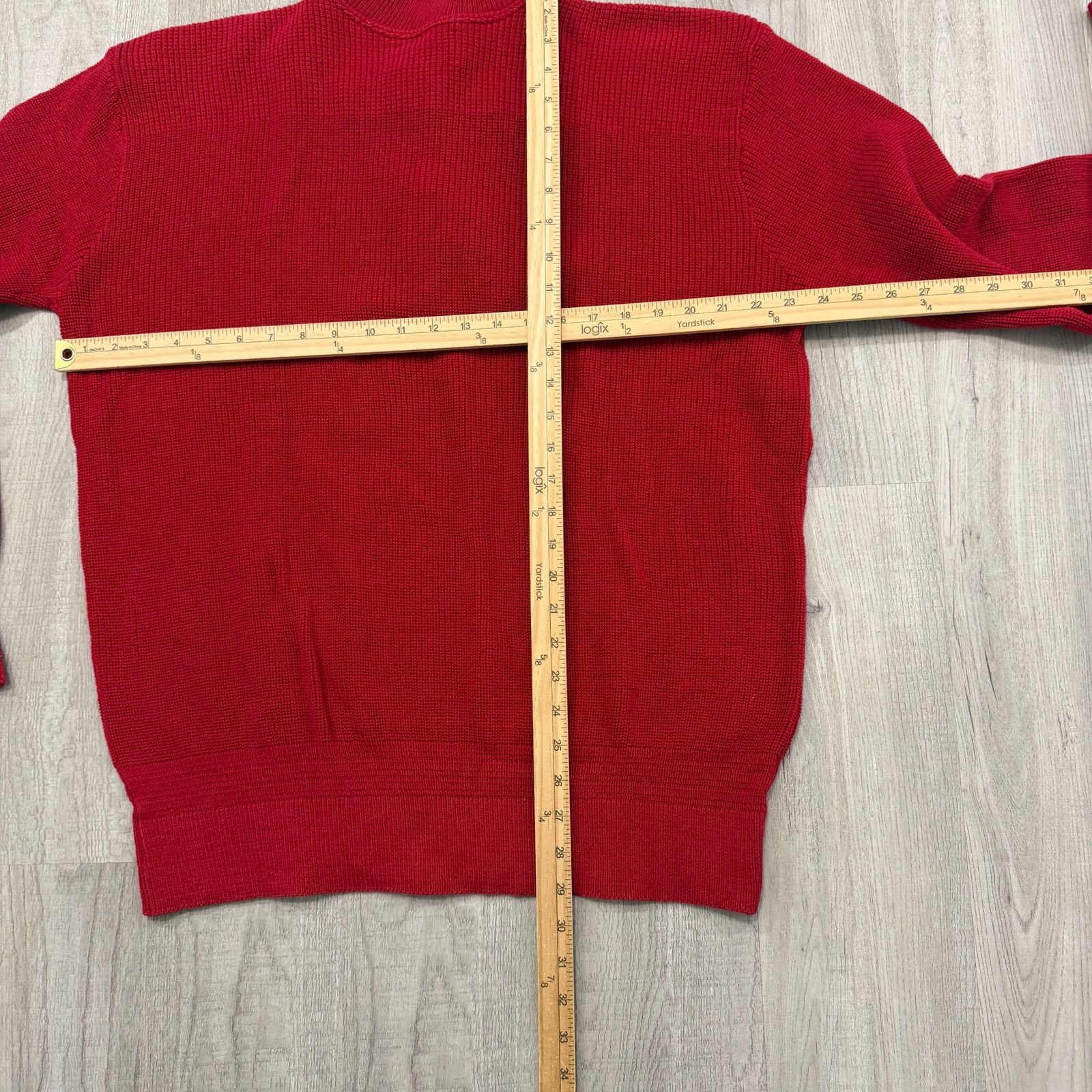 L.L. Bean Vintage LL Bean Fisherman Sweater Men's Extra Large Red 90s Size US XL / EU 56 / 4 - 8 Thumbnail