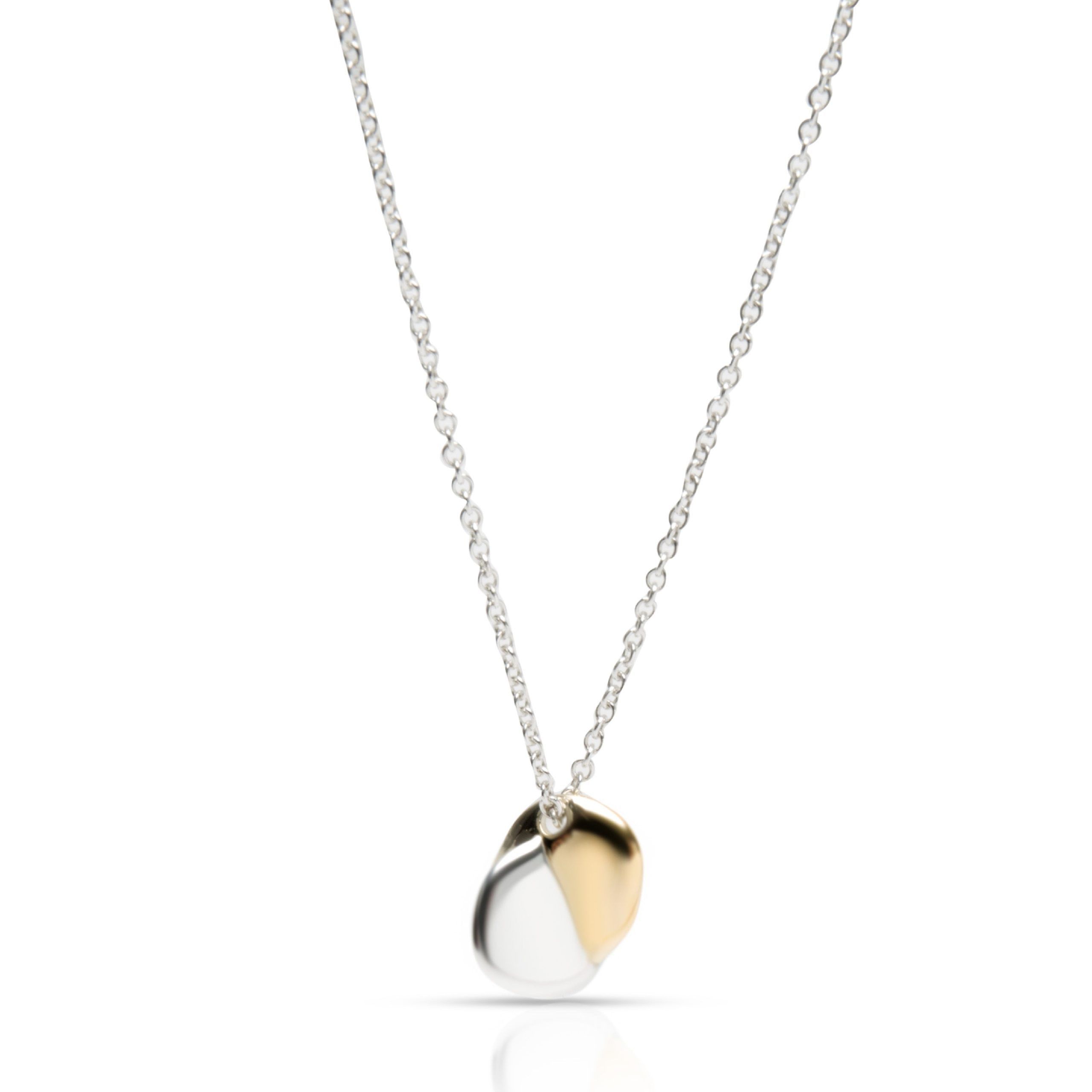image of Tiffany Co Tiffany & Co. Leaf Pendant In Sterling Silver, Women's
