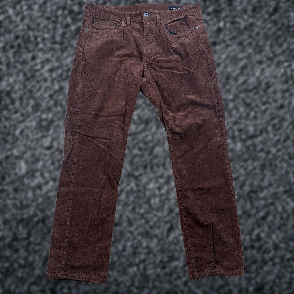 Bonobos Bonobos Corduroy Pants Mens 34x30 Straight Relaxed Rust Orange Chino Pants Mens Boys? Size US 34 / EU 50 - 1 Thumbnail