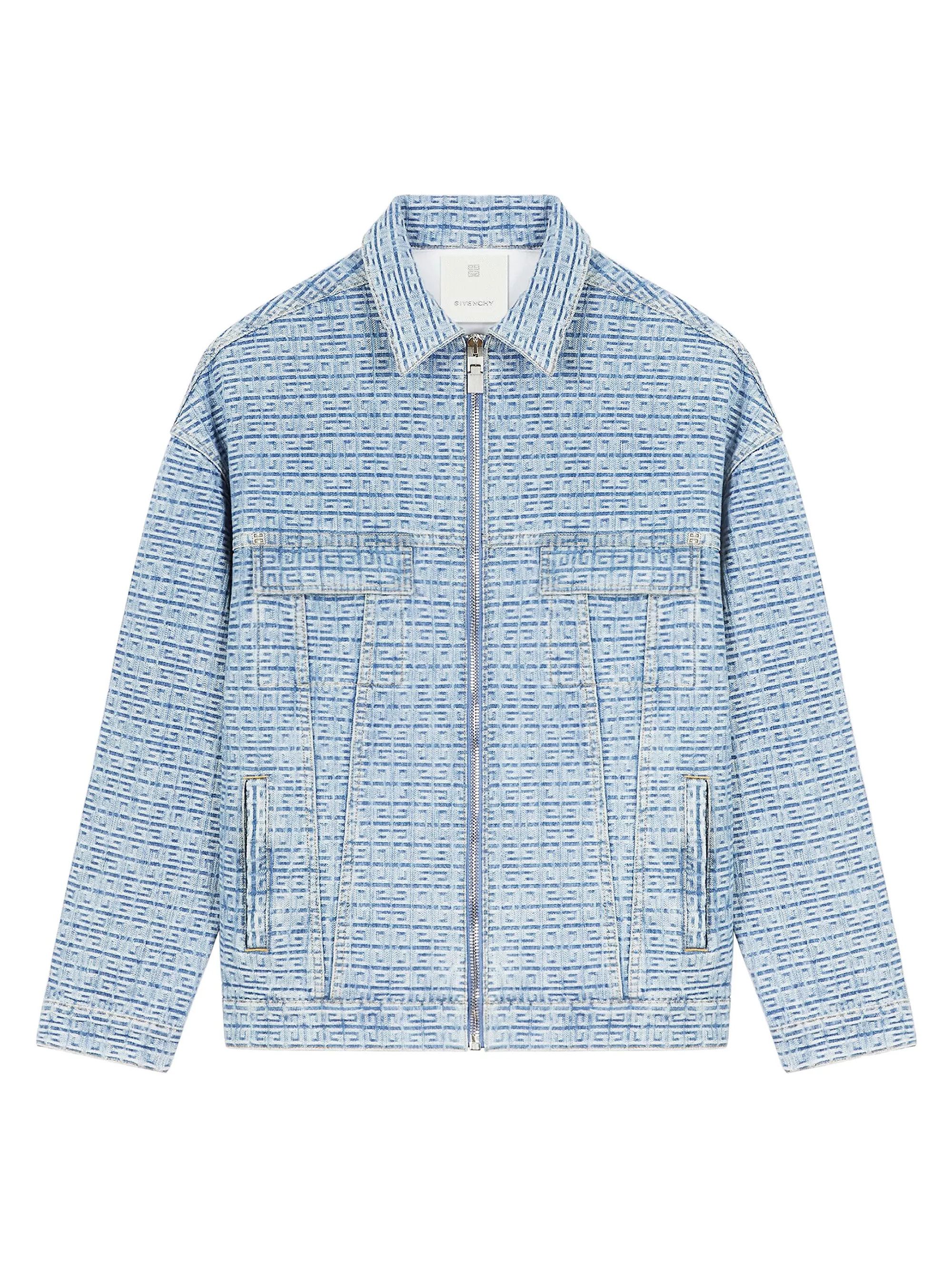 Givenchy o1w1db10325 Denim Jacket in Light Blue Size US M / EU 48-50 / 2 - 1 Preview