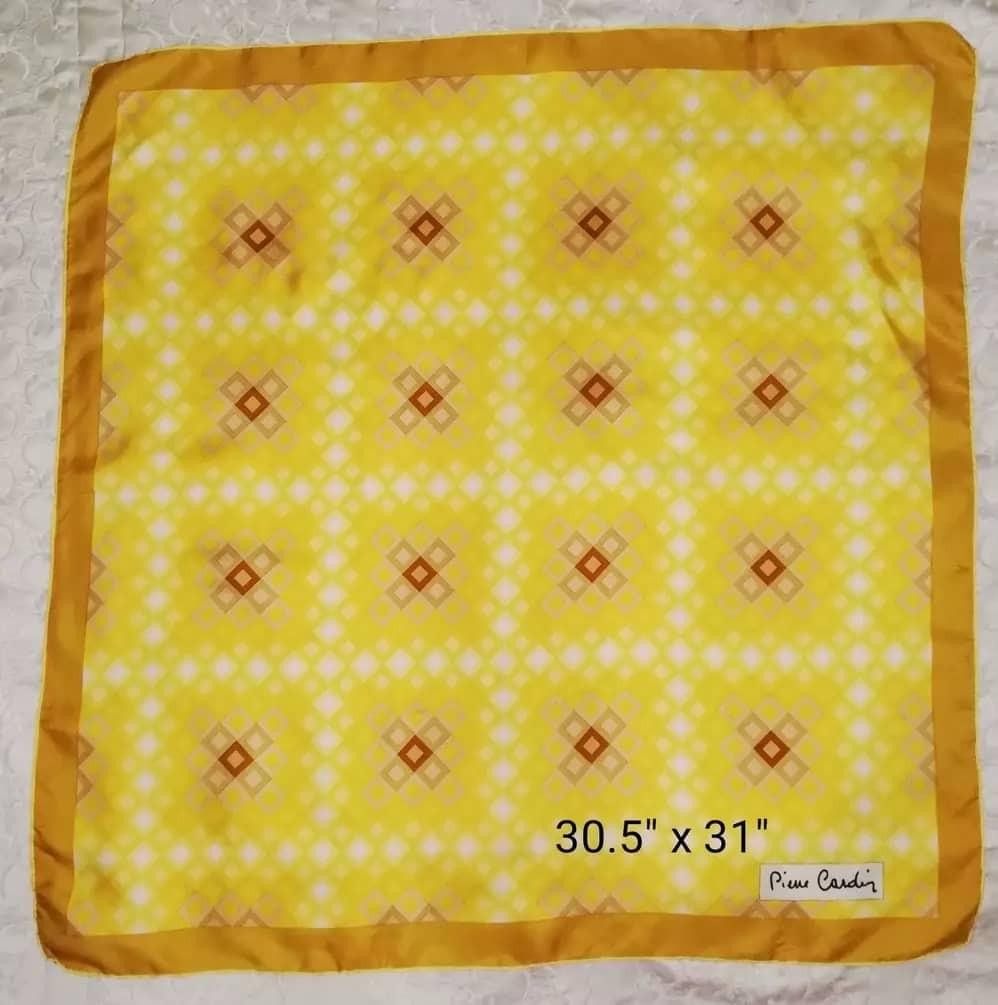 Pierre Cardin Pierre Cardin 100% Silk Scarves Size ONE SIZE - 3 Thumbnail