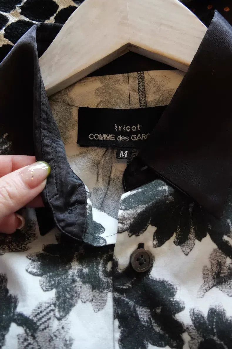 Comme des Garcons Comme Des Garcons Black and White Floral Print Seven-eight Size M / US 6-8 / IT 42-44 - 8 Thumbnail