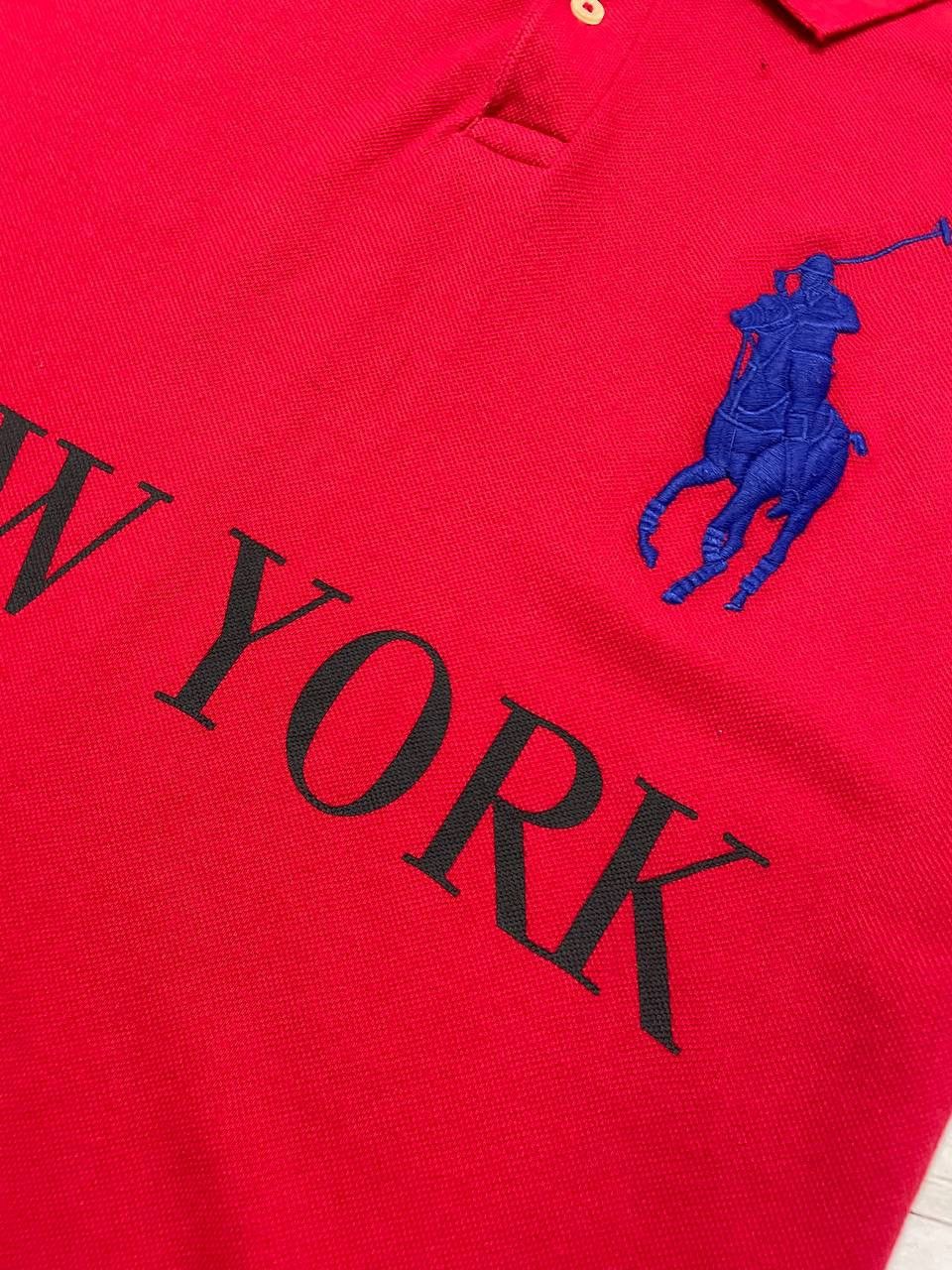 Polo Ralph Lauren Vintage Polo Ralph Lauren New York Rugby Polo Shirt Big Pony Size US M / EU 48-50 / 2 - 5 Thumbnail