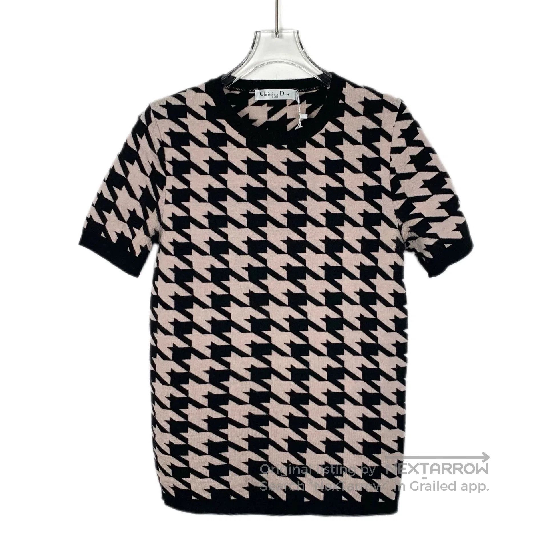 Dior Christian Dior Houndstooth Cotton T-shirt. Size US M / EU 48-50 / 2 - 1 Thumbnail