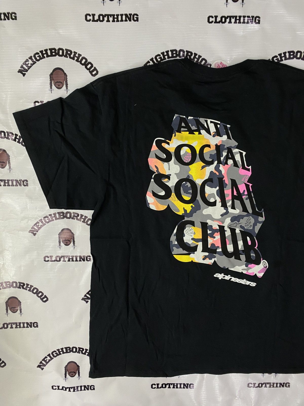 Alpinestars × Anti Social Social Club ASSC X ALPINESTARS TEE. Size US XL / EU 56 / 4 - 7 Thumbnail