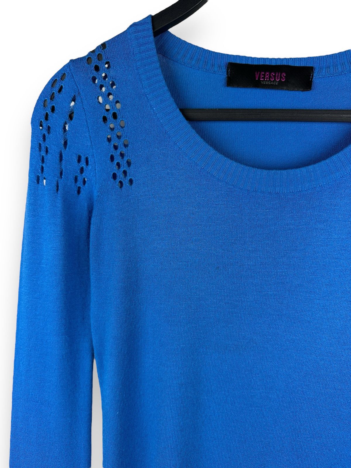 Versus Versace Versus Versace Women’s Viscose Knit Long Sleeve Sweater Size XS / US 0-2 / IT 36-38 - 3 Thumbnail