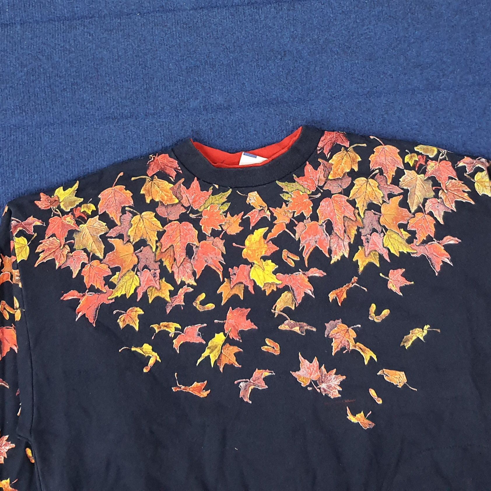 Vintage Vintage Art Unlimited Autumn Sweatshirt C262N27 Size US L / EU 52-54 / 3 - 2 Thumbnail