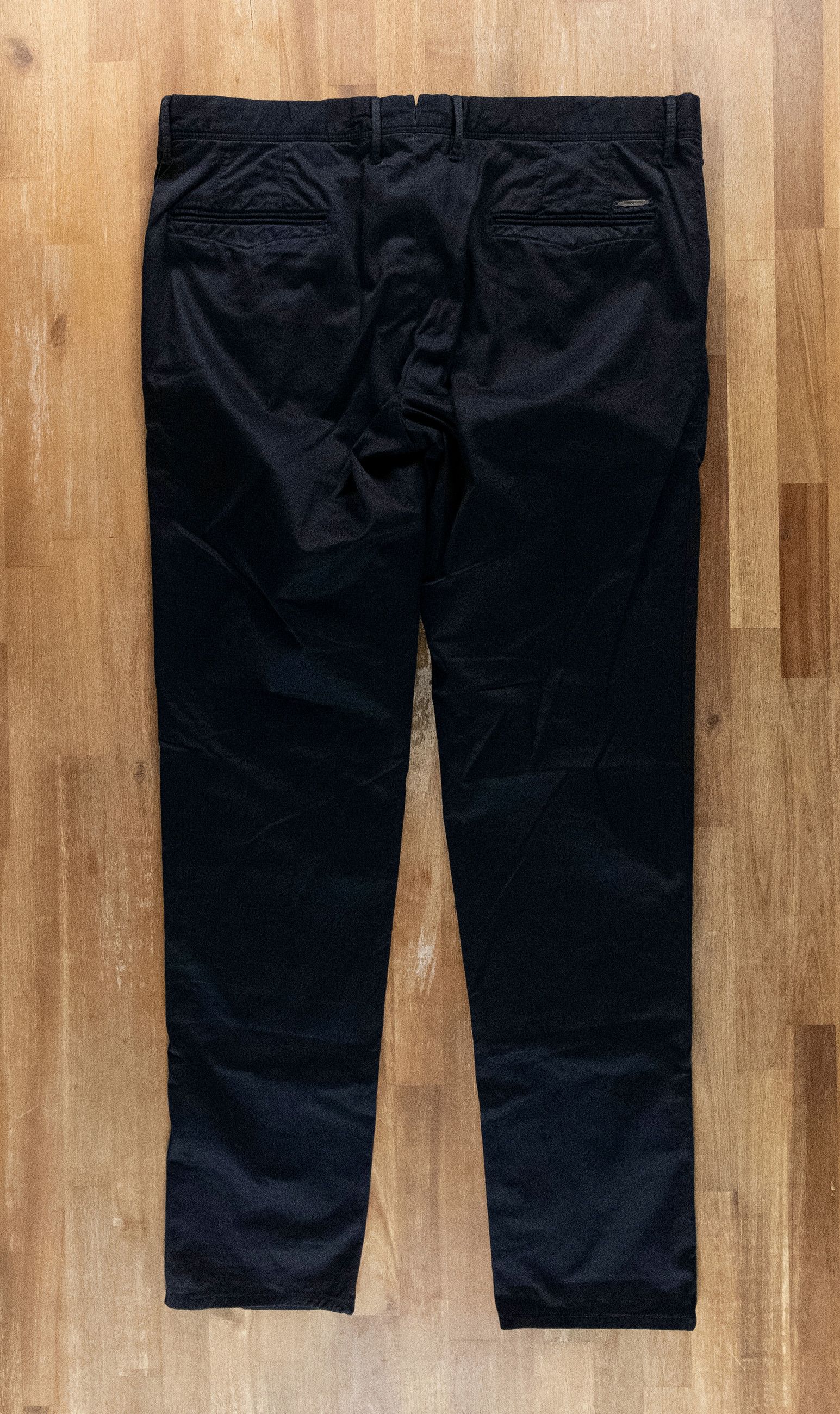 Incotex INCOTEX Slacks dark navy blue slim fit cotton chino pants 38 Size US 38 / EU 54 - 8 Thumbnail