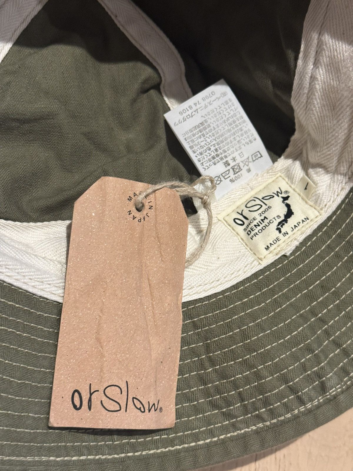 Orslow Navy Bucket Hat Size ONE SIZE - 7 Thumbnail