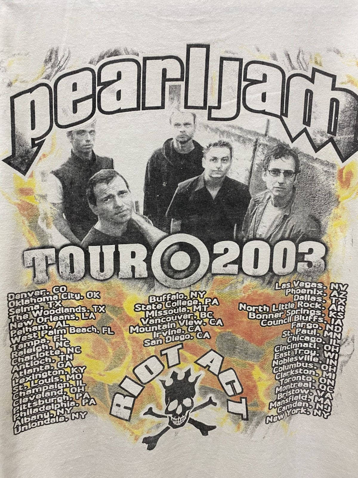 Band Tees Vintage Pearl Jam Riot Act Tour 2003 Tee🔥 Size US L / EU 52-54 / 3 - 8 Thumbnail