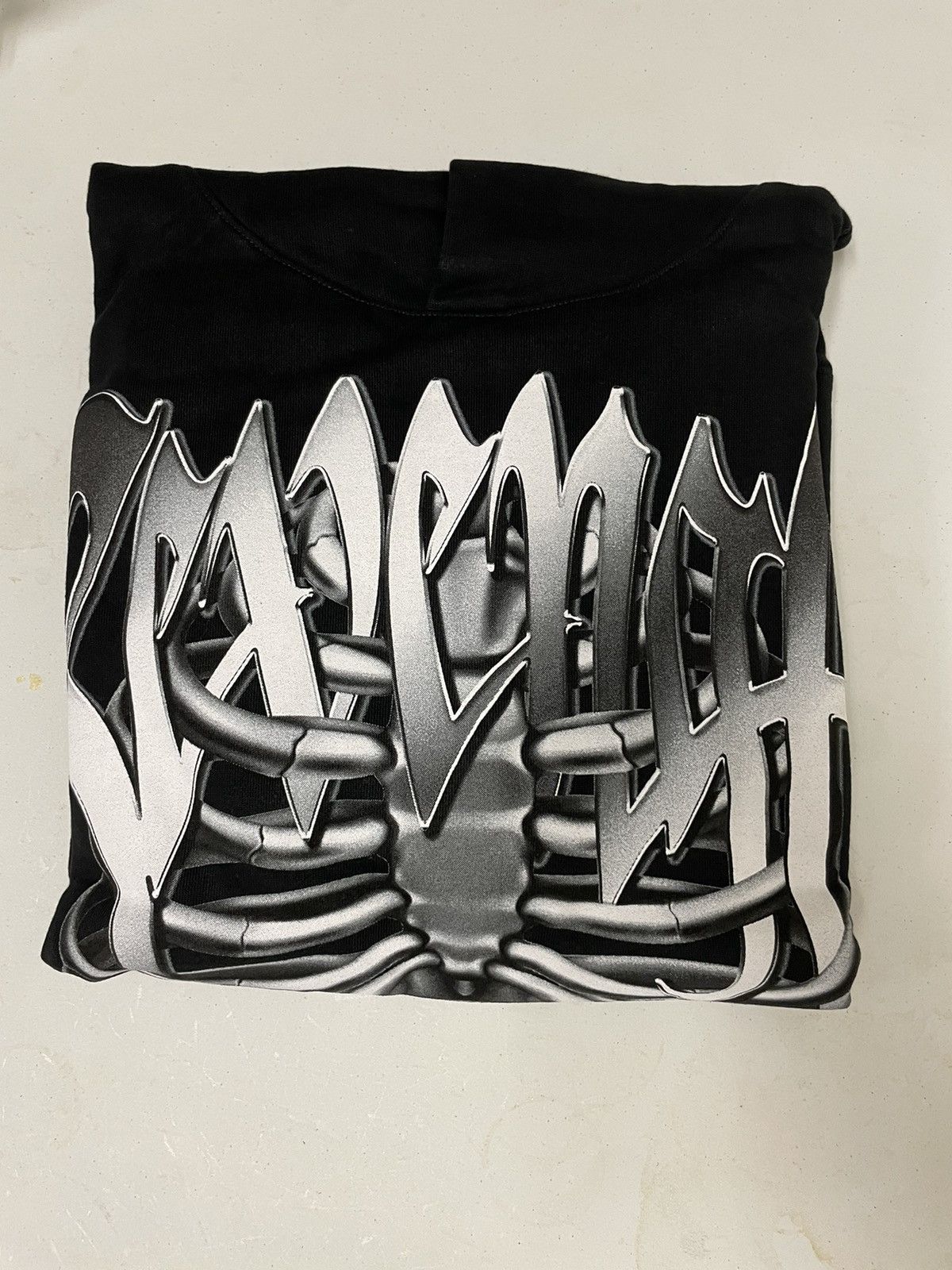 Revenge Chrome Skeleton Hoodie Size US XL / EU 56 / 4 - 6 Thumbnail