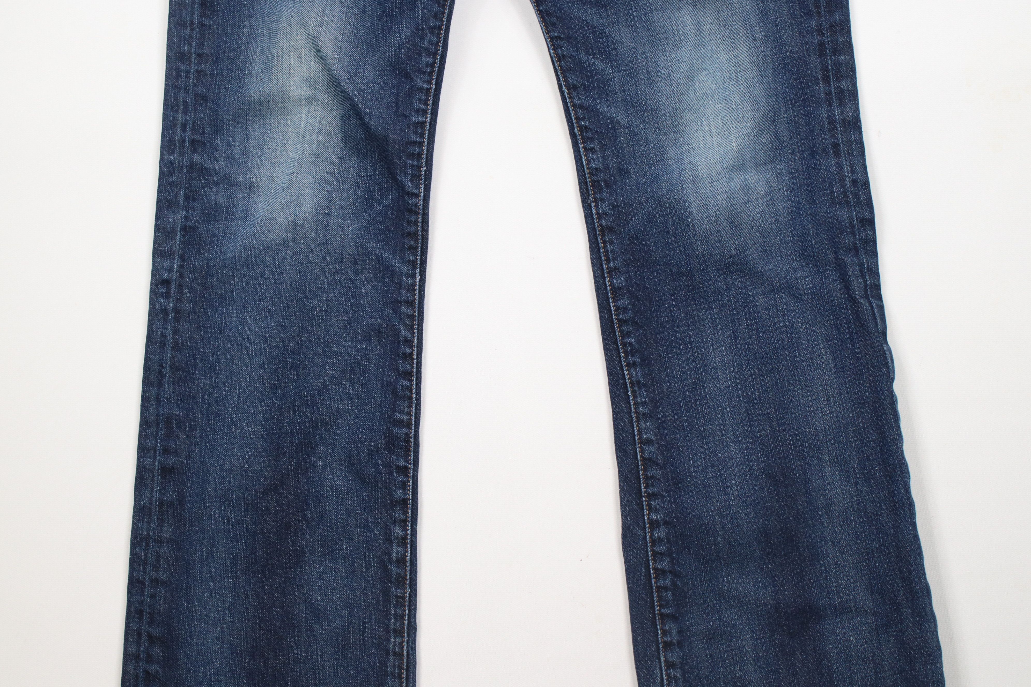 Express × Vintage Express Slim Fit Rocco Boot Cut Denim Jeans Blue Cotton Size US 30 / EU 46 - 3 Thumbnail