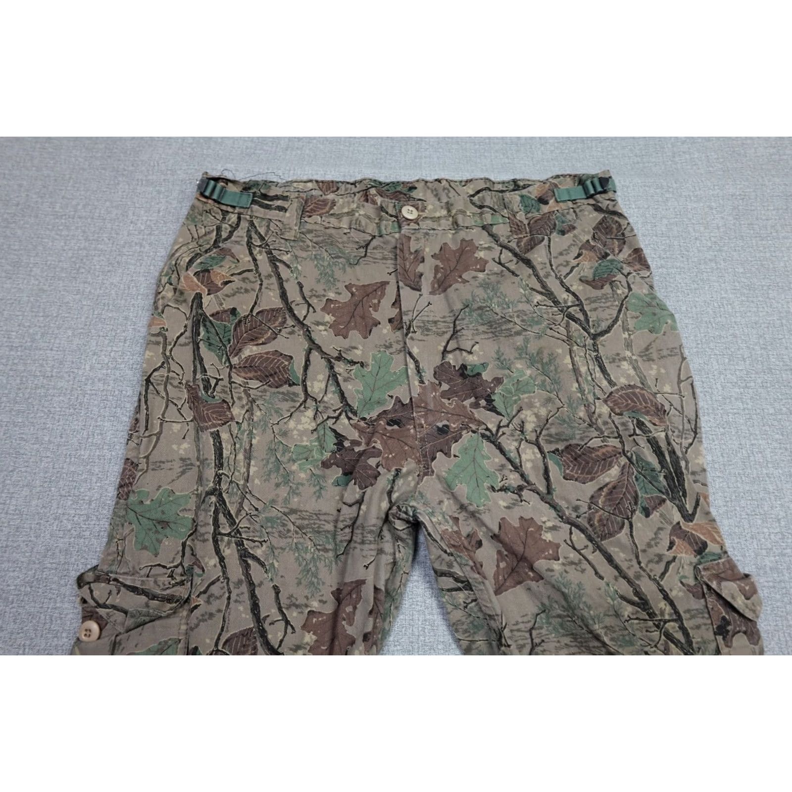 AMO Vintage Camo Pants Men's XL 38x32 Brown Lightweight Chino Workwear 5-Pocket Cargo Relaxed Straight Moisture Lightweight Size US 36 / EU 52 - 2 Thumbnail