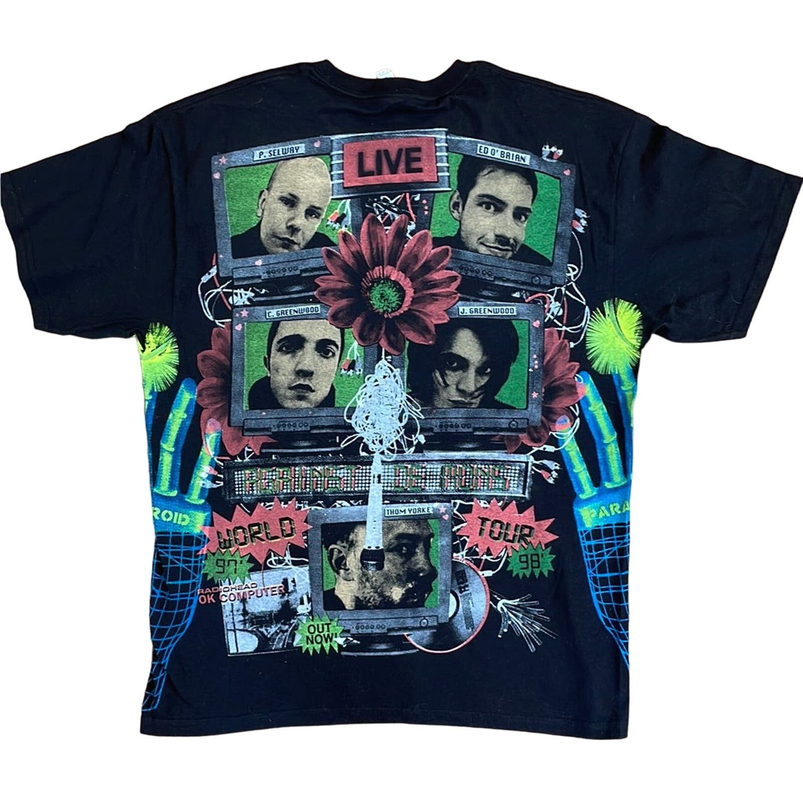 Band Tees Bootleg Radiohead OK Computer Tee XL Size US XL / EU 56 / 4 - 4 Thumbnail