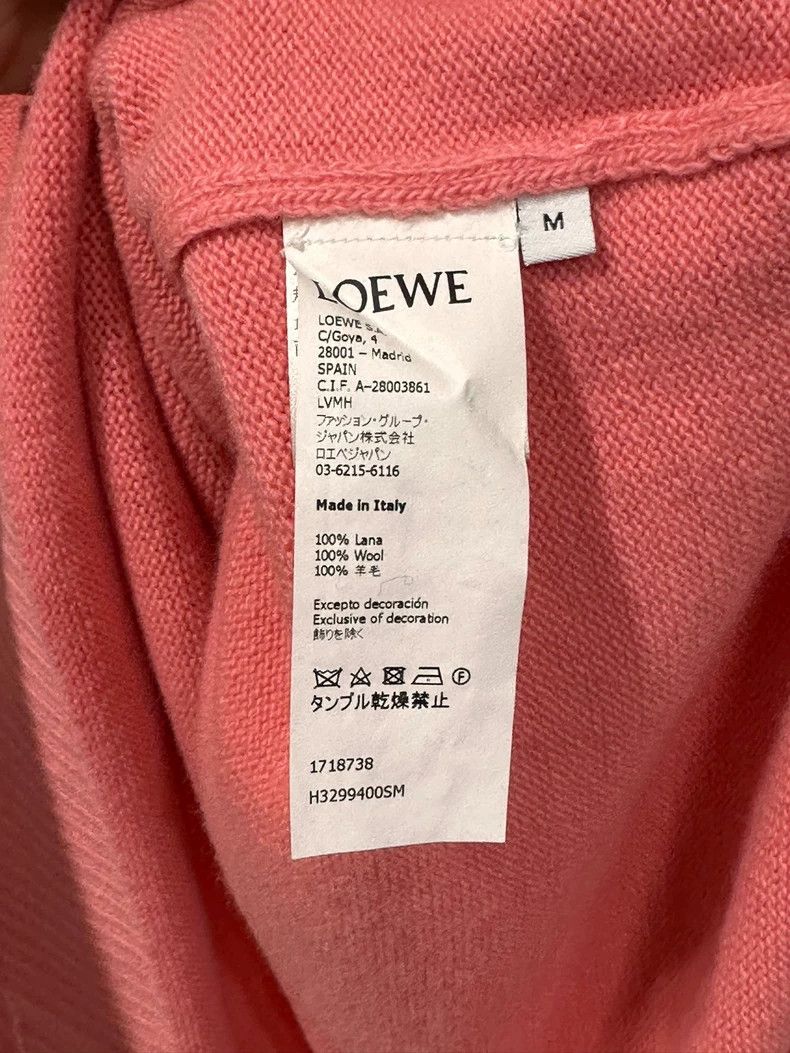 Loewe LOEWE Pink wool high collar knit sweater Size M / US 6-8 / IT 42-44 - 5 Thumbnail
