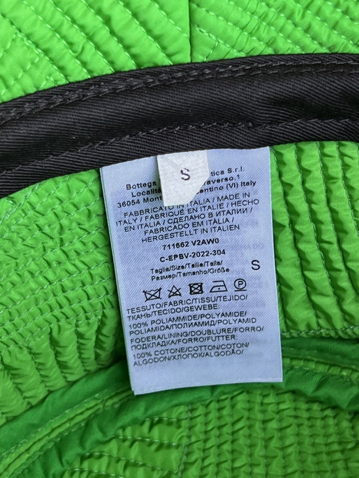 Bottega Veneta Bottega Veneta Bucket Hat Acid Green Intrecciato Nylon new S Size ONE SIZE - 23 Thumbnail