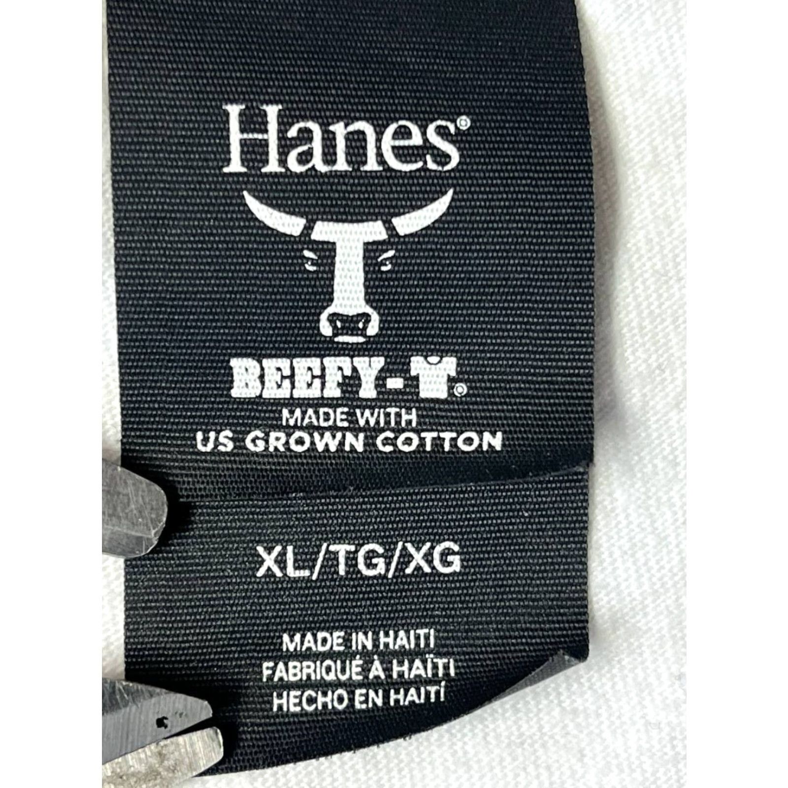 Hanes In-N-Out Burger White California Cropped Tank Top XL Men's Short Sleeve Crew Neck Vintage Graphic Print Cotton Hanes Regular fit Tank Top Size US XL / EU 56 / 4 - 5 Thumbnail