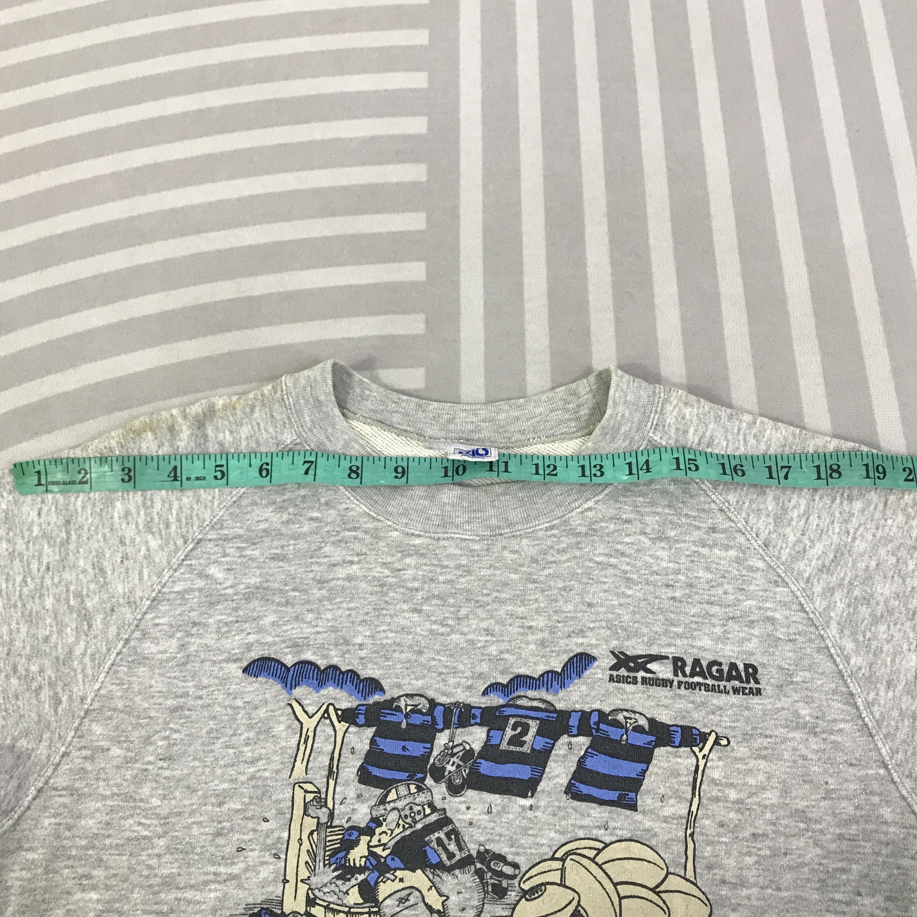 Asics Vintage Asics Rugby Football Sweatshirts K126B18 Size US M / EU 48-50 / 2 - 6 Thumbnail
