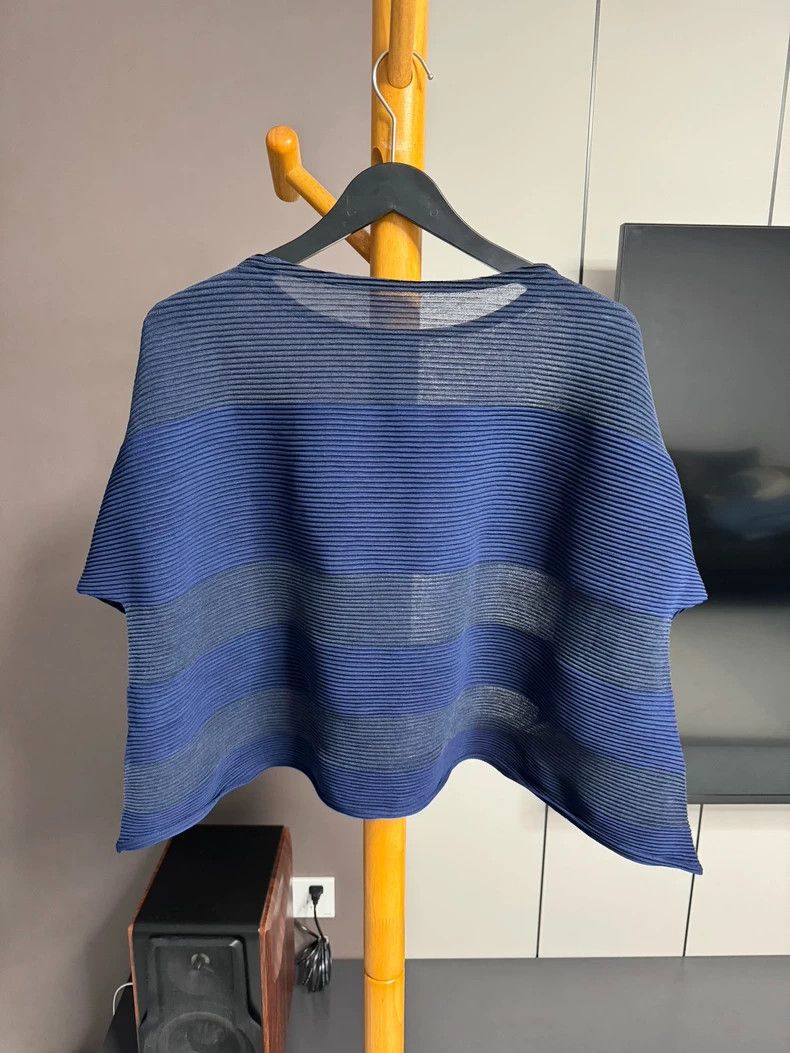 Issey Miyake Issey Miyake size:2 Dark blue vest top Size XS / US 0-2 / IT 36-38 - 2 Thumbnail