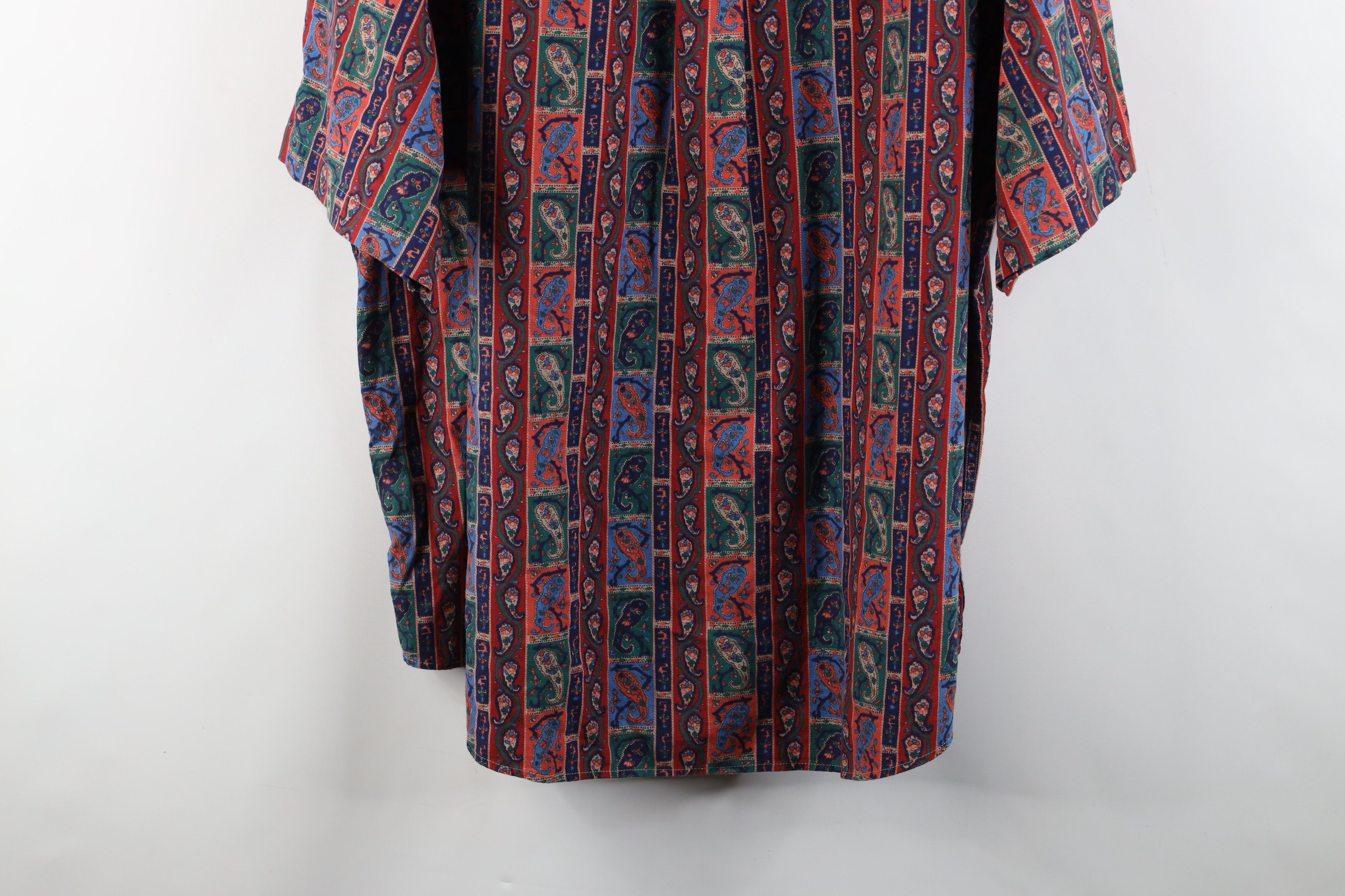 Vintage Vintage 90s Streetwear Baggy Fit Short Sleeve Button Shirt Size US XL / EU 56 / 4 - 11 Thumbnail