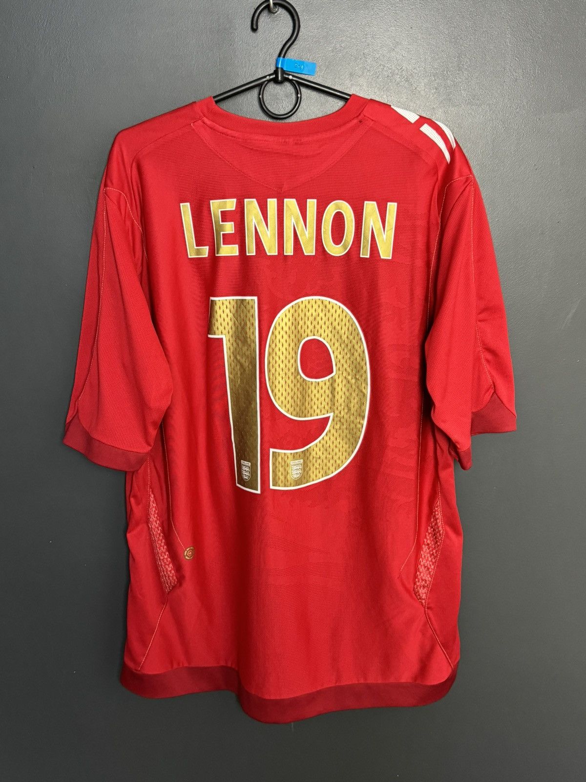 Umbro England National Team 06/08 Away Lennon Football Jersey Size US XL / EU 56 / 4 - 1 Thumbnail