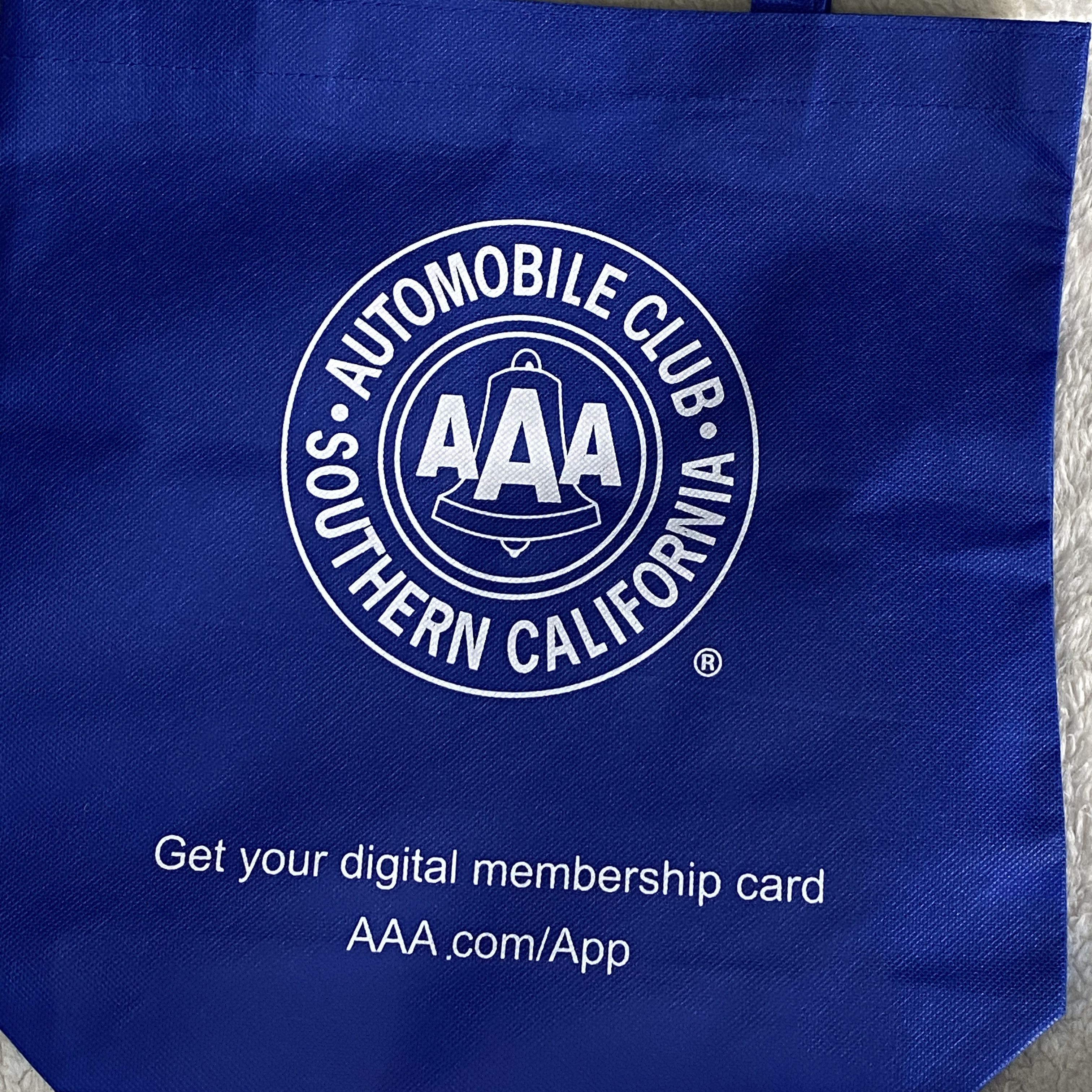 Other AAA Southern California Blue Reusable Tote Bag Size ONE SIZE - 2 Thumbnail