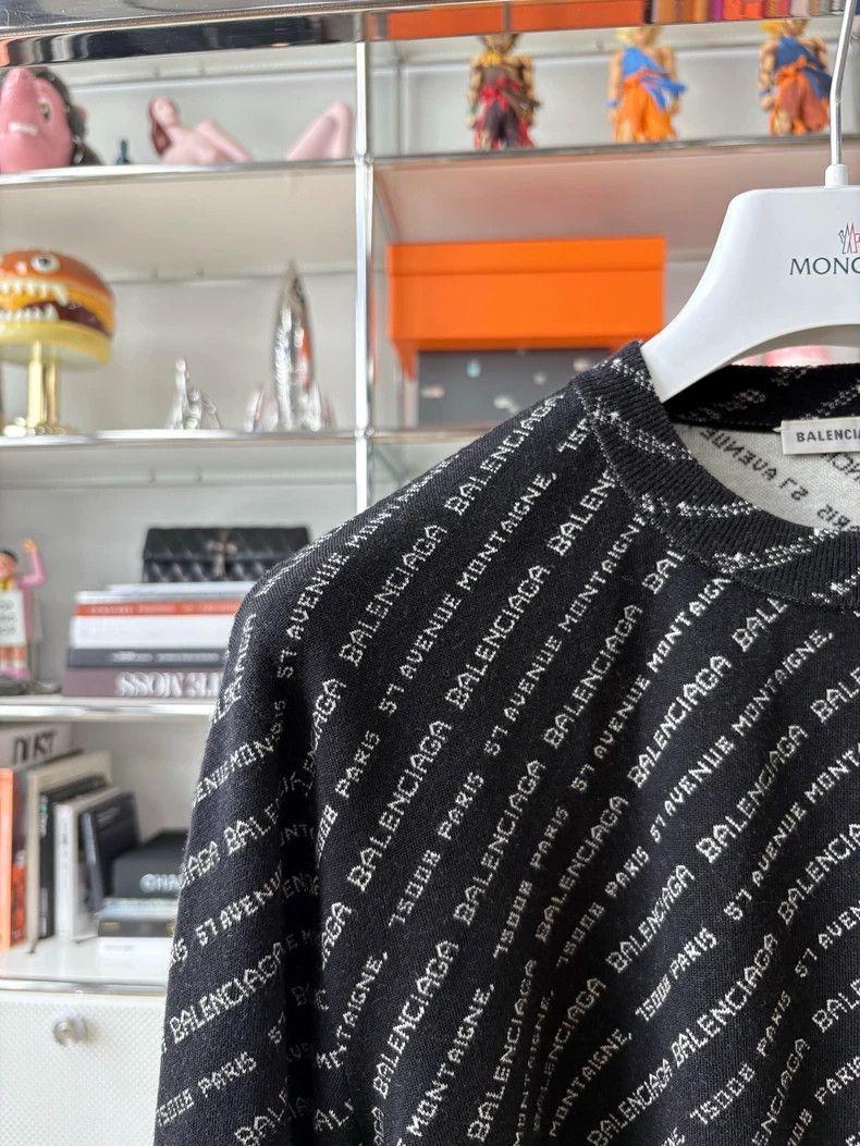 Other Balenciaga size 38 Crewneck knit pullover in black Size US XS / EU 42 / 0 - 2 Thumbnail