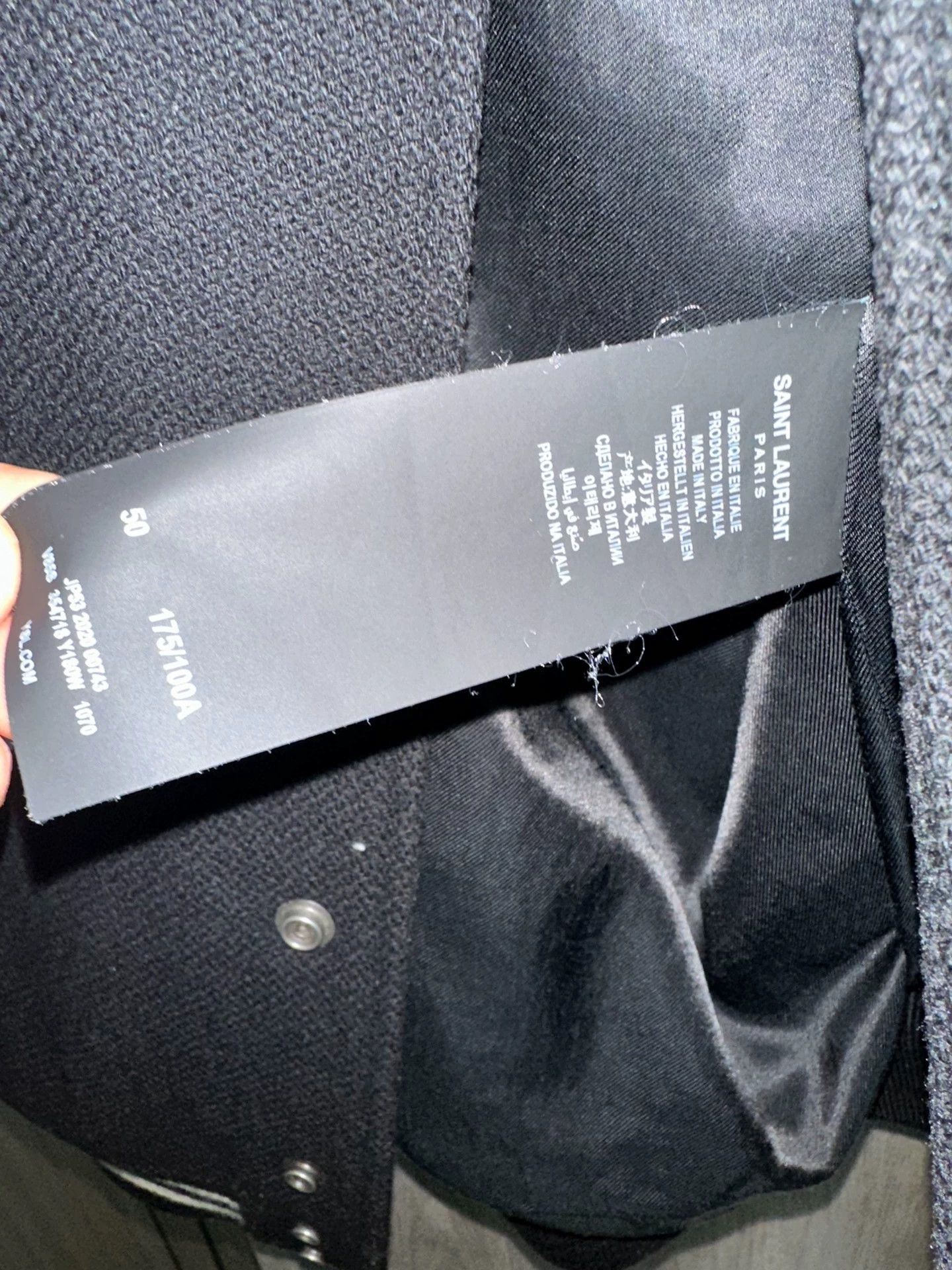 Saint Laurent Paris SLP Jacket 50 Near New Authentic Size US M / EU 48-50 / 2 - 2 Thumbnail
