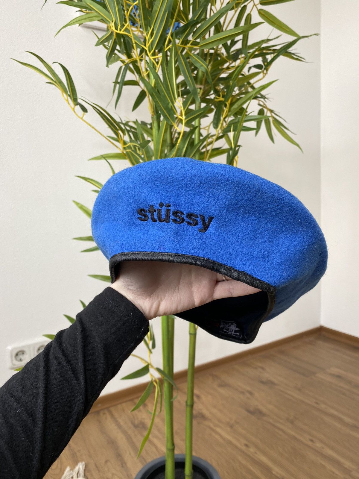 Stussy VINTAGE STUSSY NAVI BERET HAT 1990s Size ONE SIZE - 1 Thumbnail