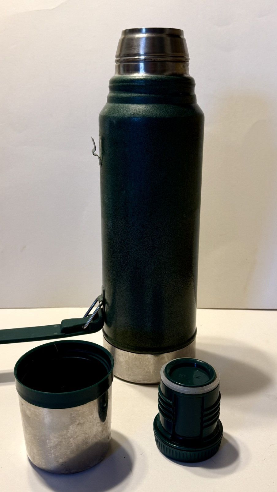 Other Vintage Stanley Aladdin 1.1 Qt Thermos - Green Hammertone Size ONE SIZE - 5 Thumbnail