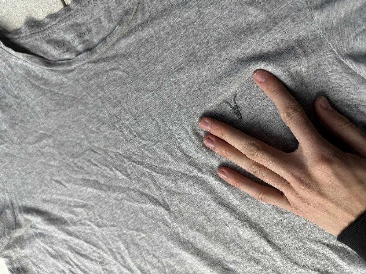 Allsaints 🚨ALLSAINTS GRAY T-SHIRT LUXURY OPIUM Y2K LUXURY Size US M / EU 48-50 / 2 - 8 Thumbnail